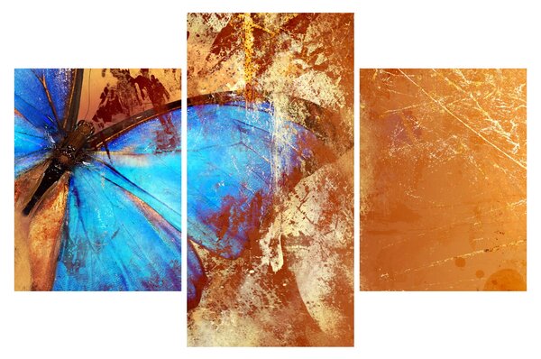 Kép - Kék pillangó (90x60 cm)
