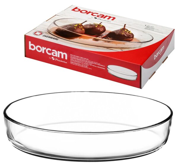 Jénai hőálló sütőtál ovális 2,36L Borcam 59064/1007321