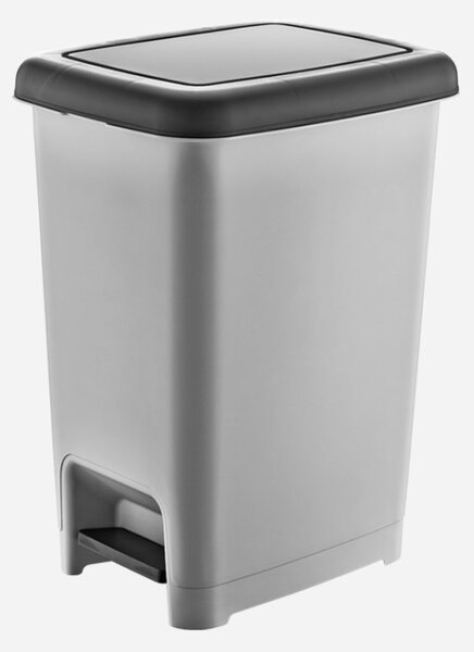 Szemetes pedálos 10L Slim 01041