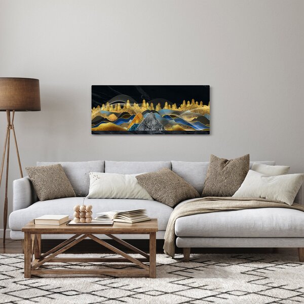 Kép - zlaté hory (120x50 cm)