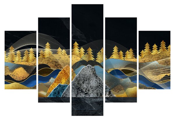 Kép - zlaté hory (150x105 cm)
