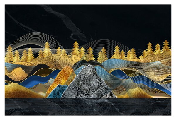 Kép - zlaté hory (90x60 cm)