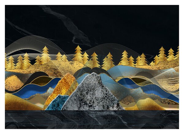 Kép - zlaté hory (70x50 cm)