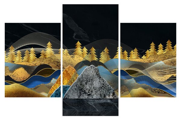 Kép - zlaté hory (90x60 cm)