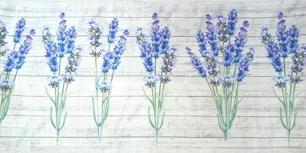 Konyhai szőnyeg csúszásgátlós 60x180cm Levendula 2716