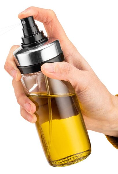 Olaj és ecet permetező spray üveg Premium 245ml C-00339