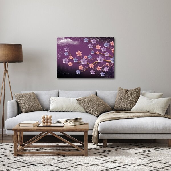 Kép - Tavaszi alkonyat (70x50 cm)