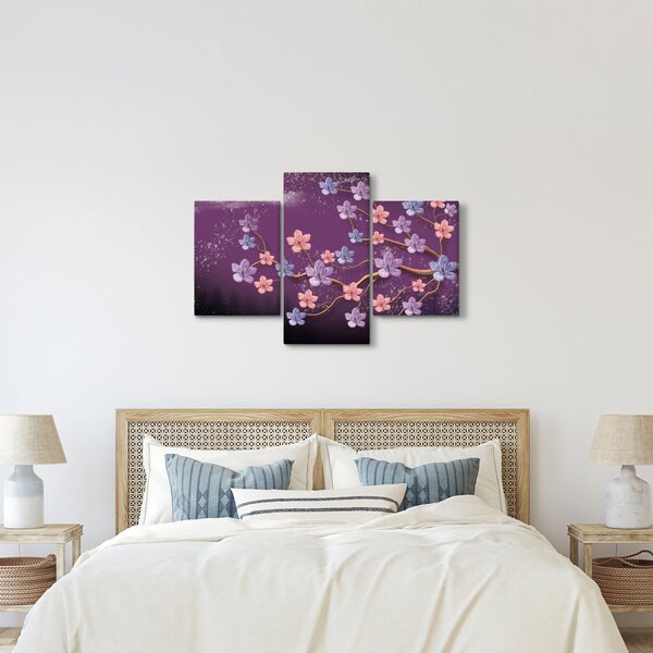 Kép - Tavaszi alkonyat (90x60 cm)