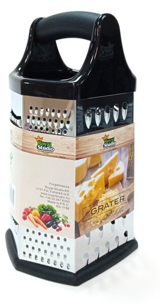 Reszelő 6 oldalú rozsdamentes Happy Cooking RS-1188