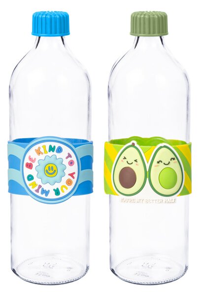 Kulacs üveg 750ml szilikon markolattal 111660-602