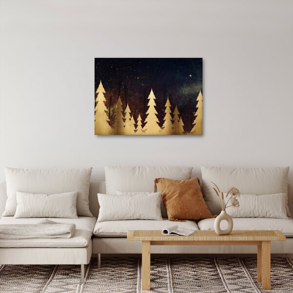 Kép - arany éjszaka (70x50 cm)