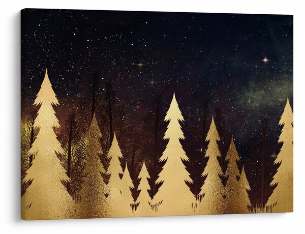 Kép - arany éjszaka (70x50 cm)