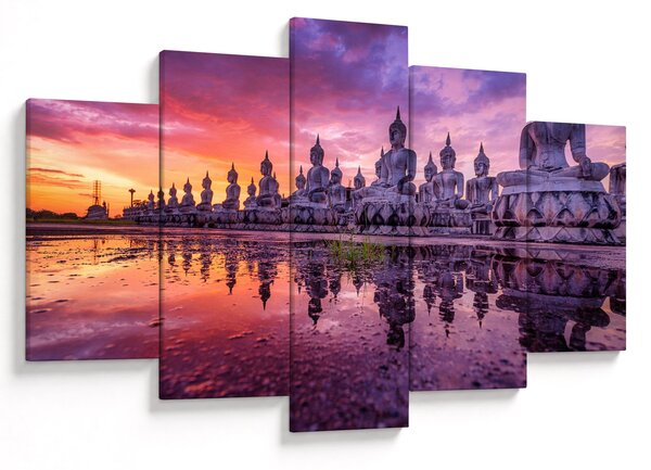 Kép - Buddhák naplementekor (150x105 cm)