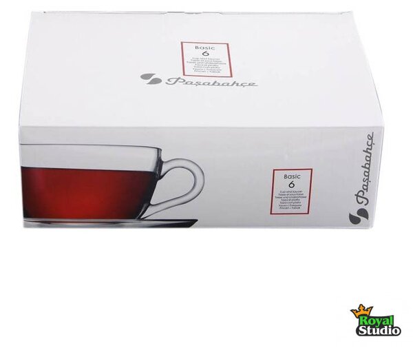 Teás és kávéscsésze készlet Basic 6db 238ml 55161/1026755
