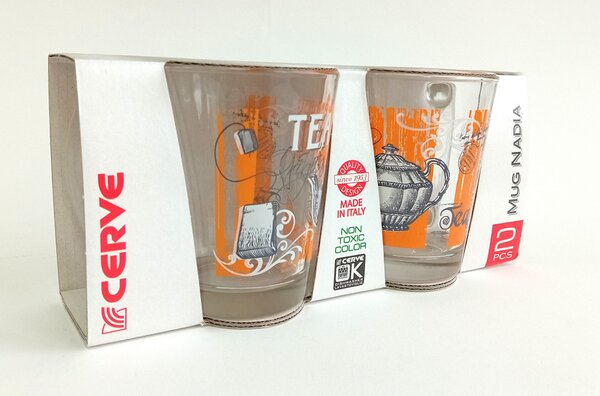 Teás bögre 2db 310ml M88030