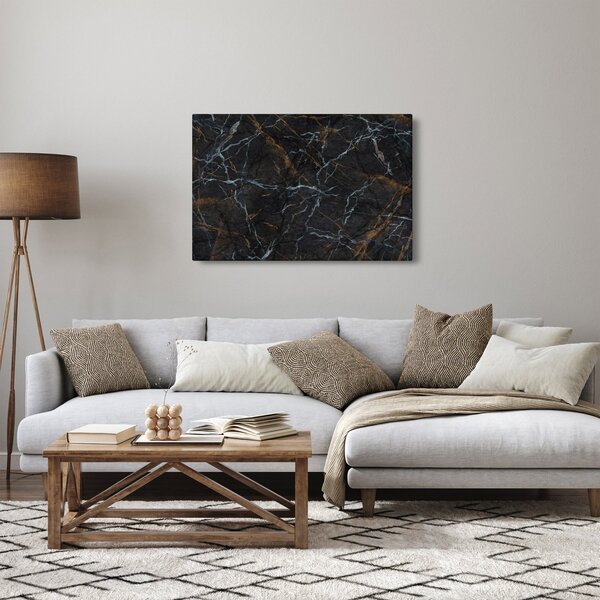 Kép - Fekete márvány (90x60 cm)