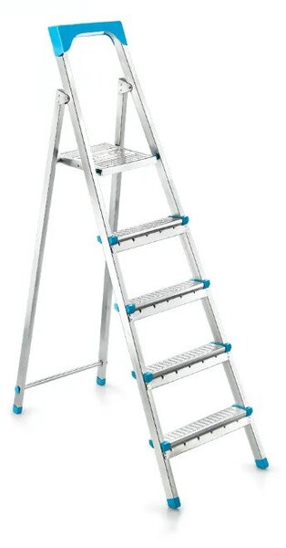 Létra fém 4+1 lépcsős 11004