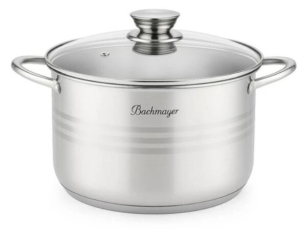 Fazék üveg fedővel 15,5L BM-155