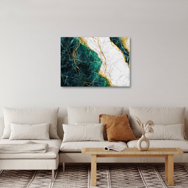 Kép - Türkiz márvány (70x50 cm)