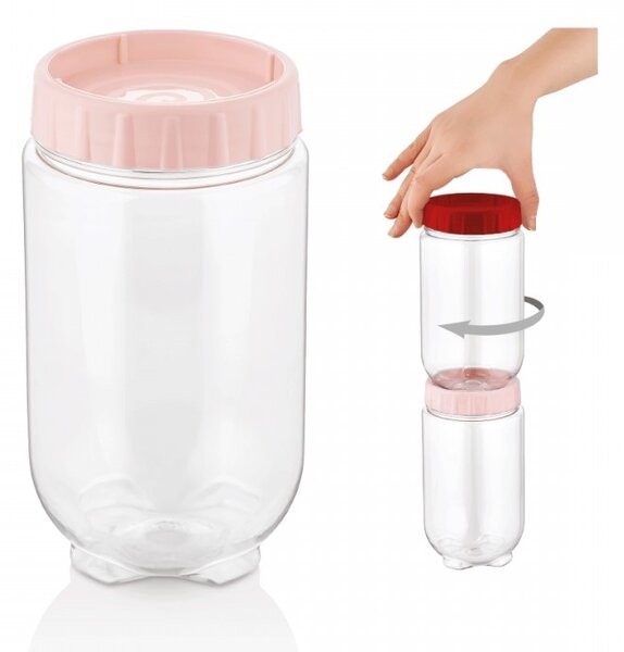 Fűszertartó csavaros tetővel 1L L-00725