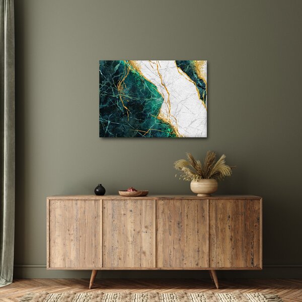 Kép - Türkiz márvány (70x50 cm)