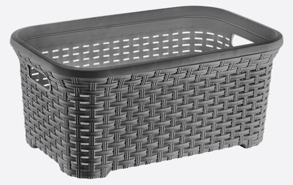 Ruháskosár 35L rattan 05104