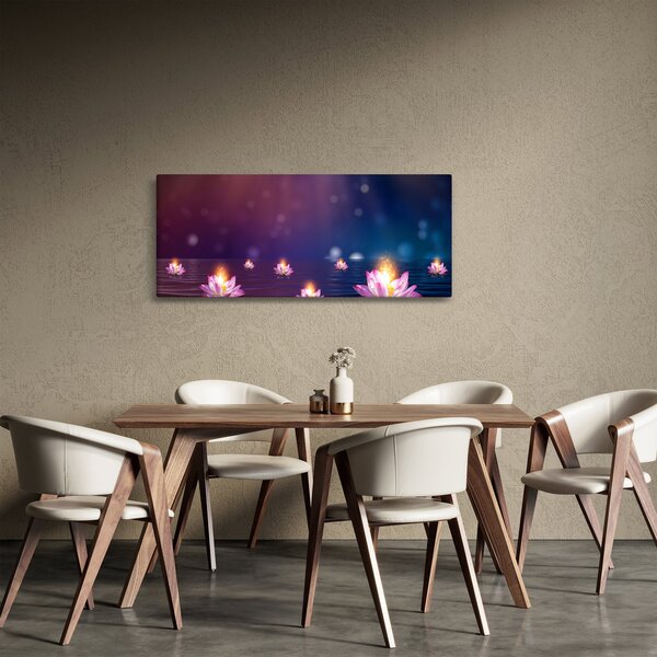 Kép - varázslatos vízililiom (120x50 cm)