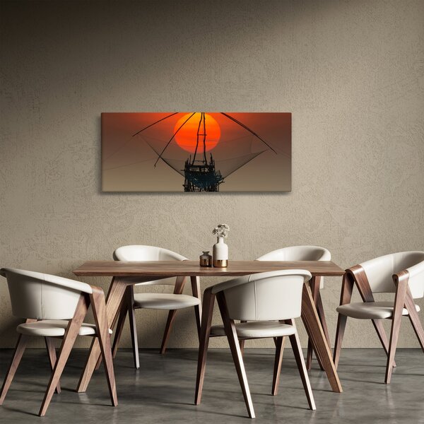 Kép - Napkelte, Pakpra-tó (120x50 cm)