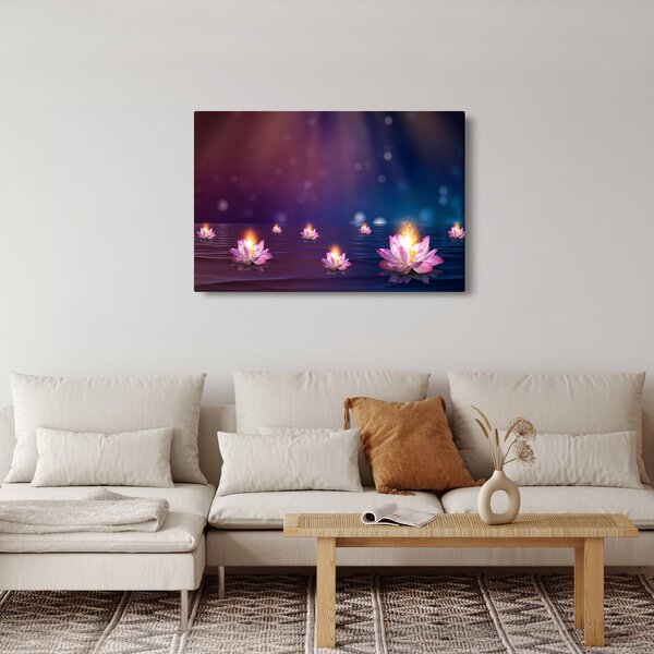 Kép - varázslatos vízililiom (90x60 cm)