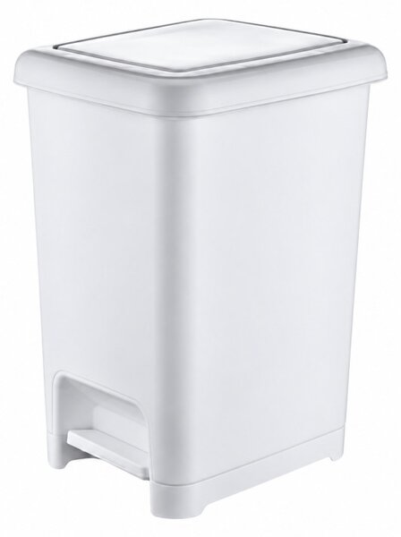 DÜNYA Slim pedálos szemetes 60 L 32x52x42,5 cm fehér