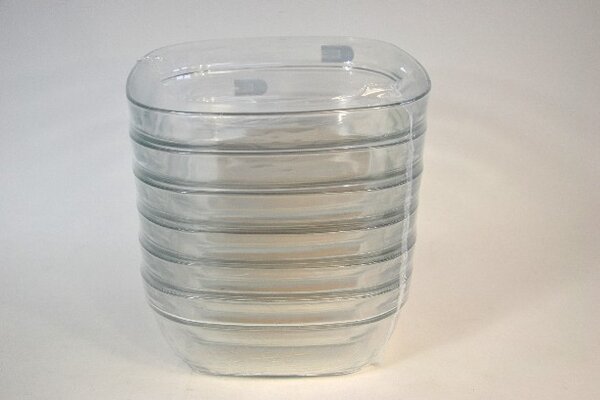 ÜVEGTÁL TEMPERÁLT LYS CARRÉ DURALEX D:230MM 3100ML