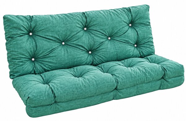 Hintaágy párna 130 cm 3 részes Zöld