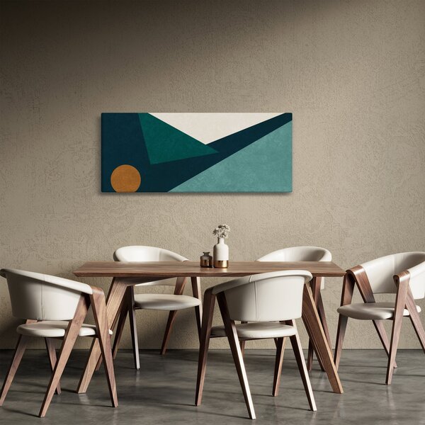 Kép - Kubista absztrakció (120x50 cm)