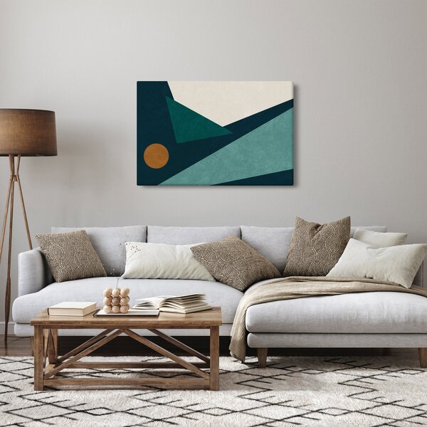 Kép - Kubista absztrakció (90x60 cm)