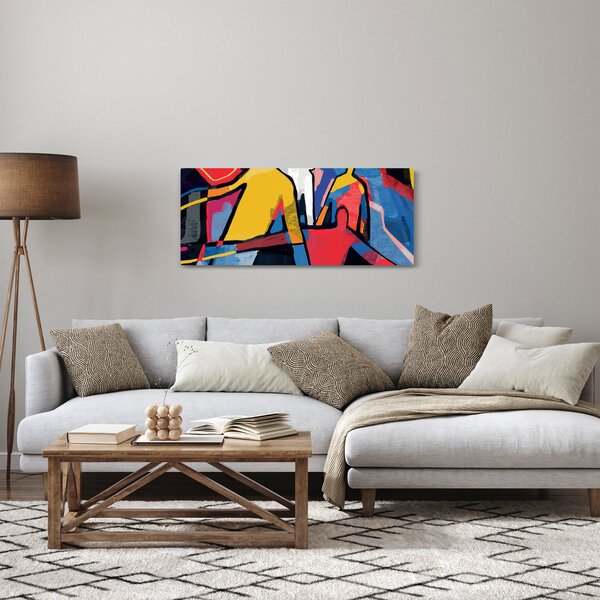 Kép - A férfiak absztrakciója (120x50 cm)