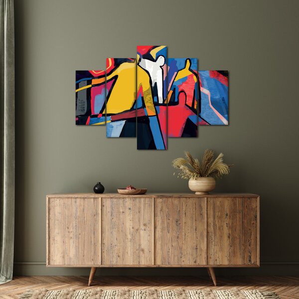Kép - A férfiak absztrakciója (150x105 cm)
