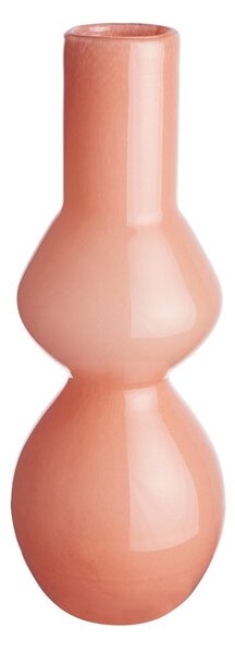 CANDY üveg váza, narancssárga 33 cm