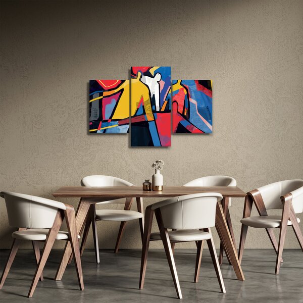Kép - A férfiak absztrakciója (90x60 cm)
