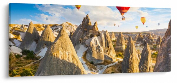 Kép - Hőlégballonok (120x50 cm)