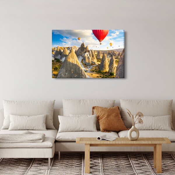Kép - Hőlégballonok (90x60 cm)