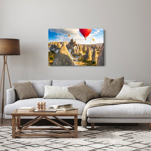 Kép - Hőlégballonok (90x60 cm)