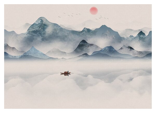 Kép - Kék-hegyi völgy (70x50 cm)