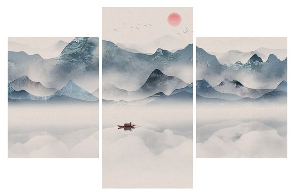 Kép - Kék-hegyi völgy (90x60 cm)