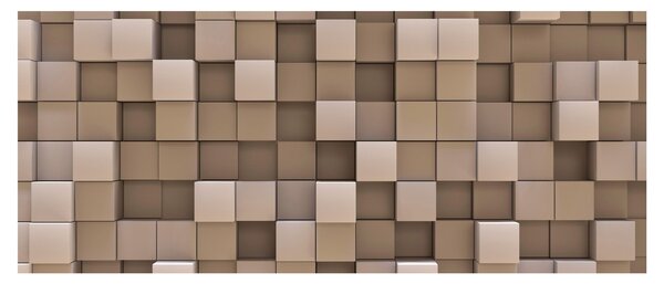 Kép - bézs kocka (120x50 cm)