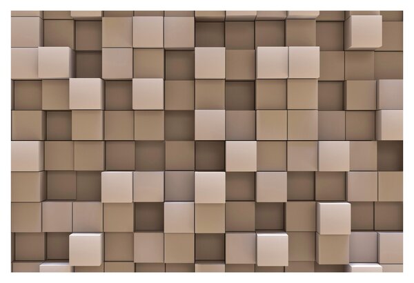 Kép - bézs kocka (90x60 cm)