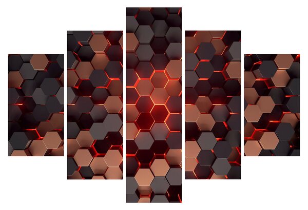 Kép - Futurisztikus absztrakció (150x105 cm)