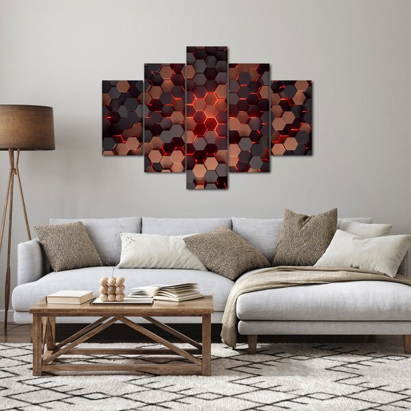 Kép - Futurisztikus absztrakció (150x105 cm)