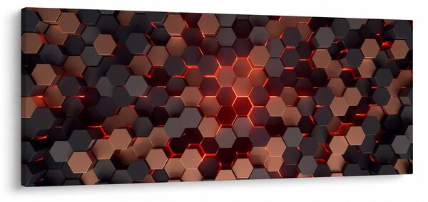 Kép - Futurisztikus absztrakció (120x50 cm)