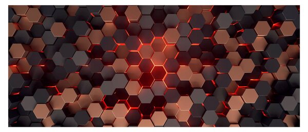 Kép - Futurisztikus absztrakció (120x50 cm)
