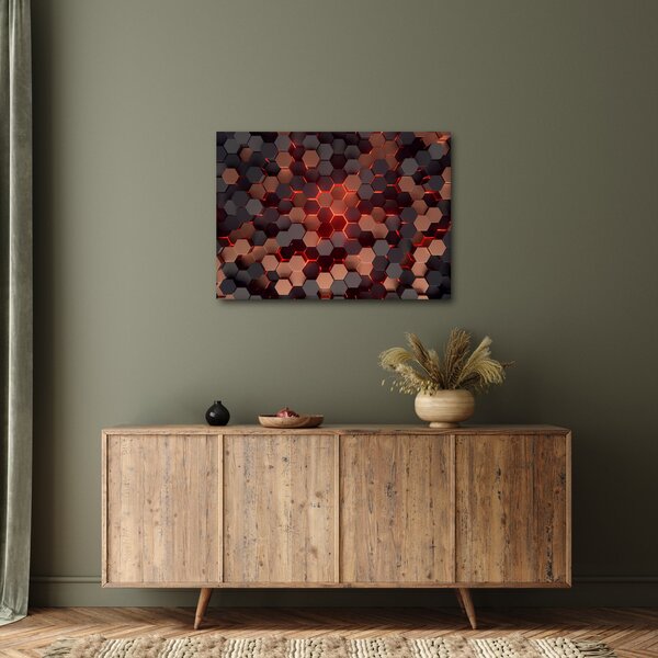Kép - Futurisztikus absztrakció (70x50 cm)